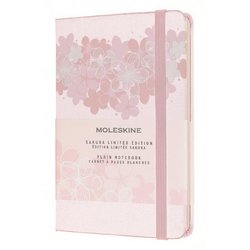 Блокнот Moleskine Le Sakura Pocket A6 96 листов розовый без линовки на сшивке (90x140 мм)